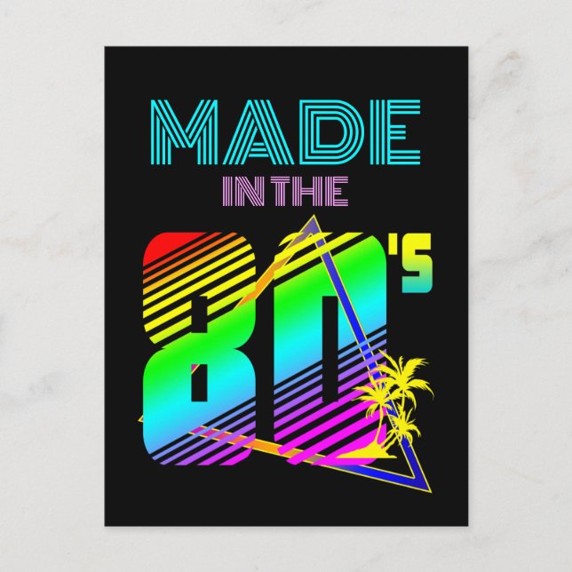 IN DER FARBEN NATUR DER 80er Jahre Postkarte (Vorderseite)