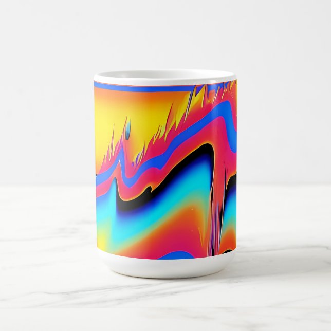 In der gepannten Flash der synthetischen Formen -  Kaffeetasse (Mittel)