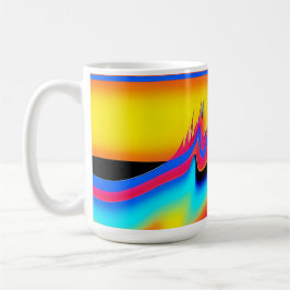 In der gepannten Flash der synthetischen Formen -  Kaffeetasse