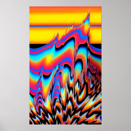 In der gepannten Flash der synthetischen Formen -  Poster