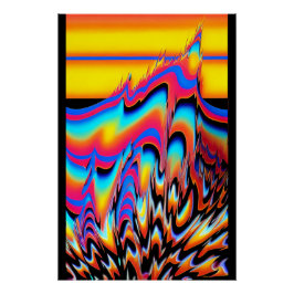 In der gepannten Flash der synthetischen Formen -  Poster