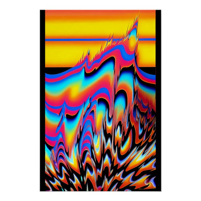 In der gepannten Flash der synthetischen Formen -  Poster (Vorderseite)