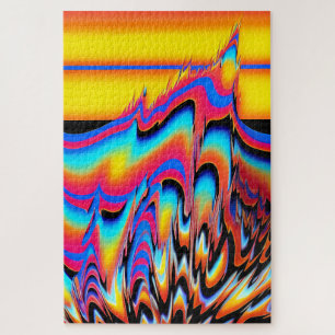 In der gepannten Flash der synthetischen Formen -  Puzzle