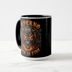 In der Hölle geboren, Feuriger Dämonenschädel Tasse