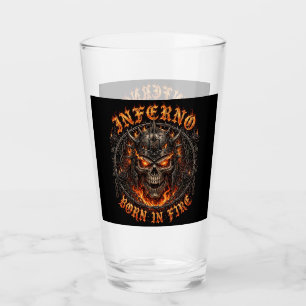 In der Hölle geborene Feuer-Tasse Feuriger Dämon Glas