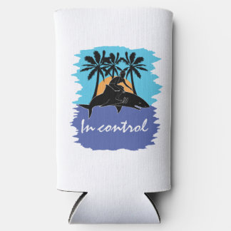 In der Kontrolle kann kühler Selters Dosenkühler