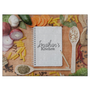 In der Küchenabteilung Schneidebrett