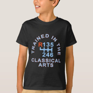 In der Kunst trainiert lustige Geschenke T-Shirt M