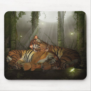 In der Liebe chinesisches Jahr des Tigers Mousepad