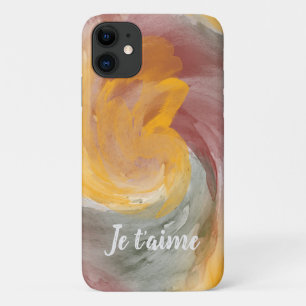 In der Liebe Französisch Herbst Farbe Farbe Wirbel Case-Mate iPhone Hülle
