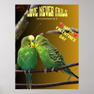 In der Liebe spricht Stille Lautstärke Poster