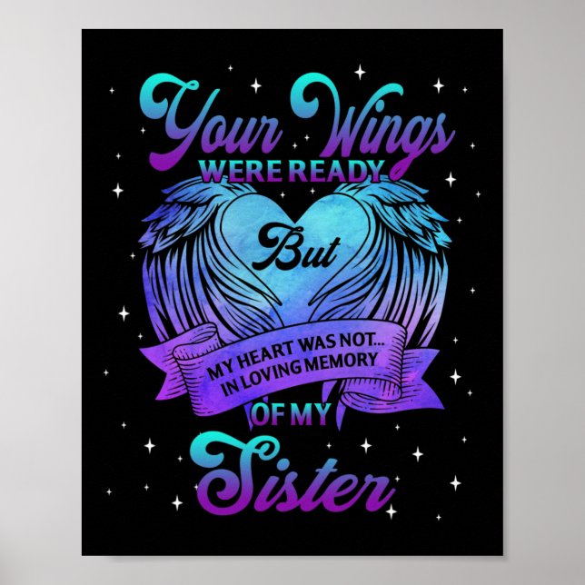 In der Liebe zum Gedächtnis meiner Schwester Suizi Poster (Vorne)