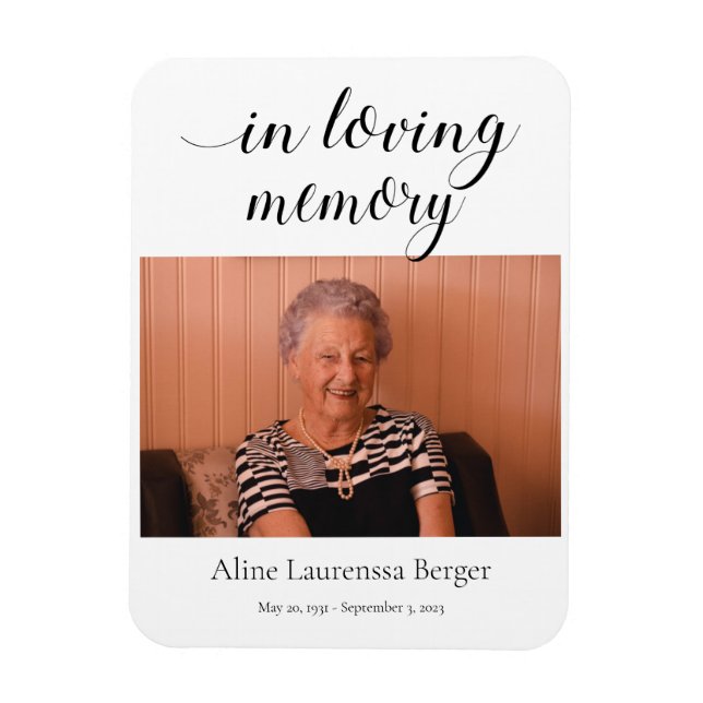 In der Liebe zum Gedächtnis mit der Ankündigung de Magnet (Vertikal)