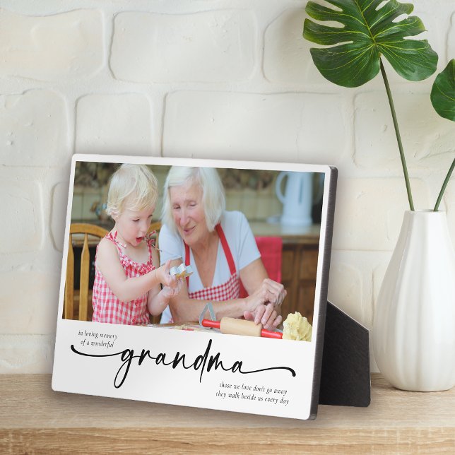 In der liebenden Erinnerung an eine wunderbare Oma Fotoplatte (Von Creator hochgeladen)