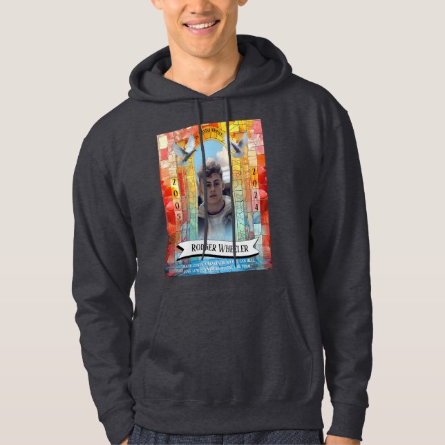 In der liebenden Erinnerung, Erinnerung an festgeh Hoodie (Vorderseite)