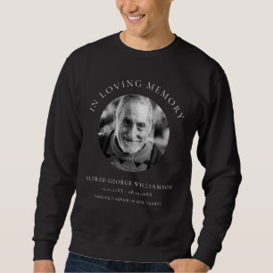 in der liebenden Erinnerung moderne einfache Foto- Sweatshirt