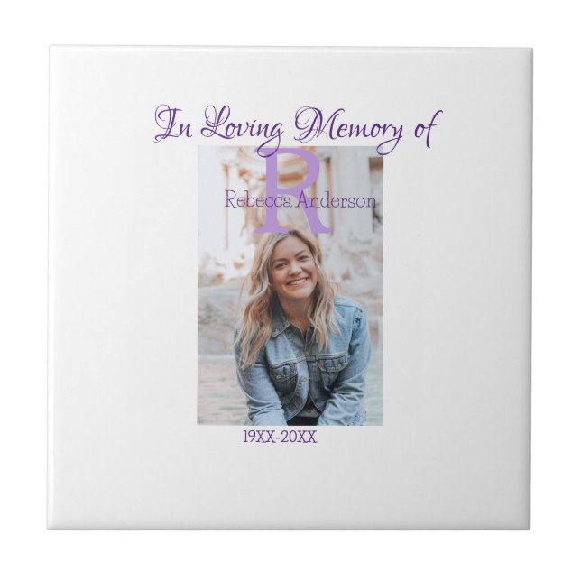 In der liebevollen Erinnerung an den Speicher-Keep Fliese (Vorderseite)