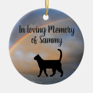 In der liebevolles Gedächtnis-personalisierten Keramik Ornament