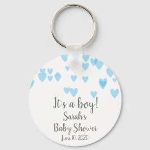 In der Luft verstreute Herzen Schlüsselanhänger