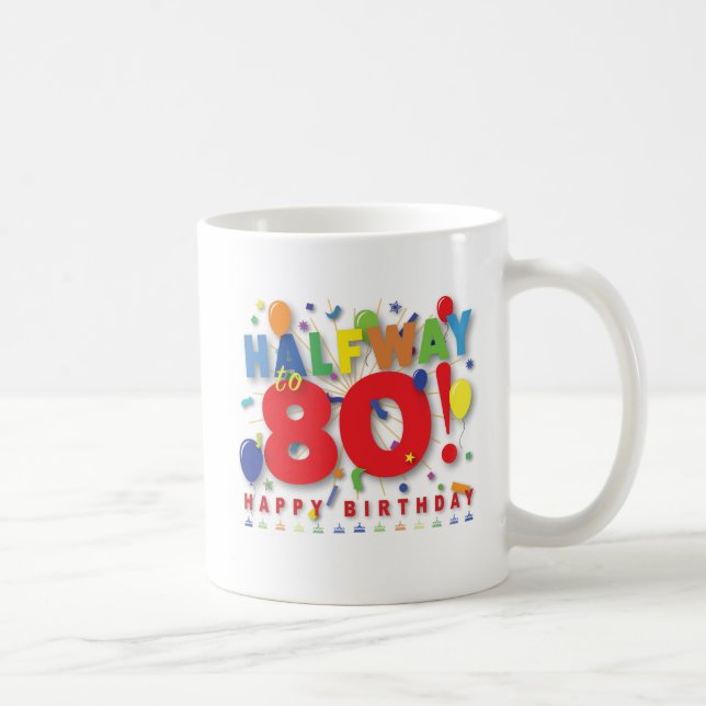 In der Mitte bis 80! Tasse (Rechts)