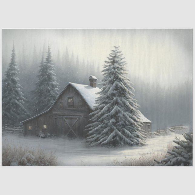 In der Nacht Seidenpapier (Vorderseite)