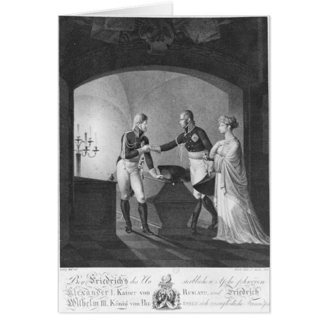 In der Nähe der Asche von Friederick II (Vorne)
