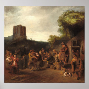 In der Nähe des Inns - C. van Renesse Fine Art Pos Poster