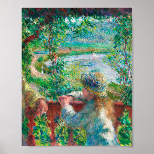 In der Nähe des Sees von Pierre-Auguste Renoir Poster