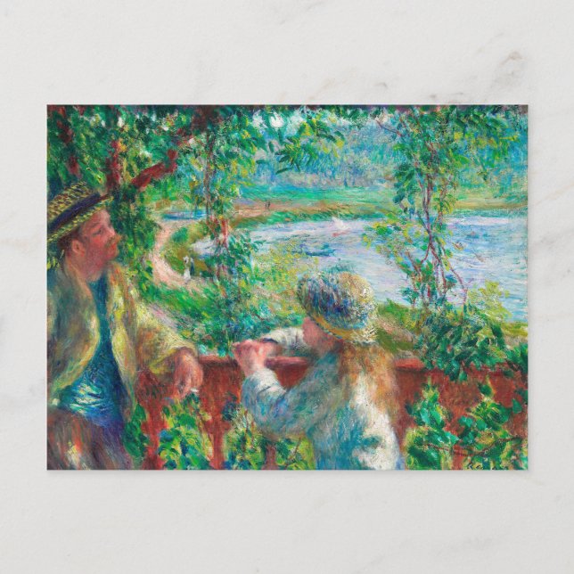 In der Nähe des Sees von Pierre-Auguste Renoir Postkarte (Vorderseite)