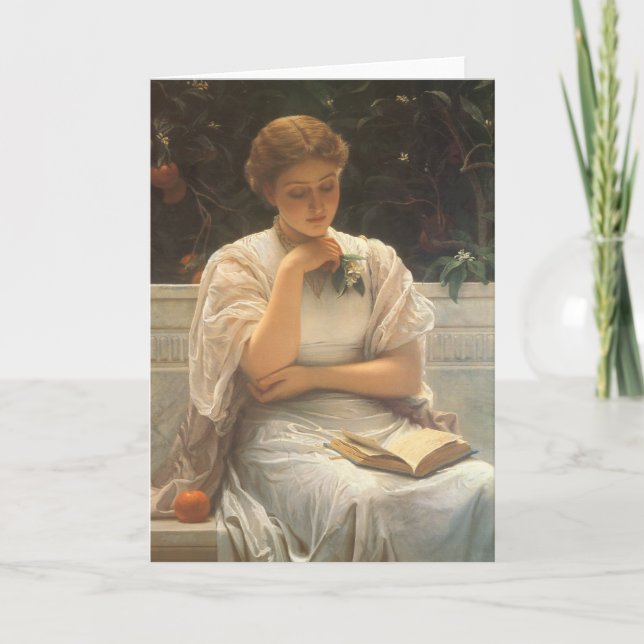 In der Orangerie von Charles Edward Perugini Karte (Vorderseite)