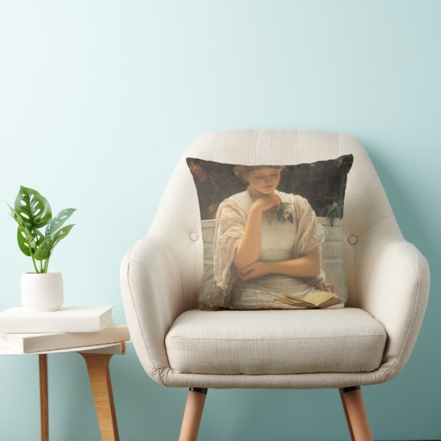 In der Orangerie von Charles Edward Perugini Kissen (Stuhl )