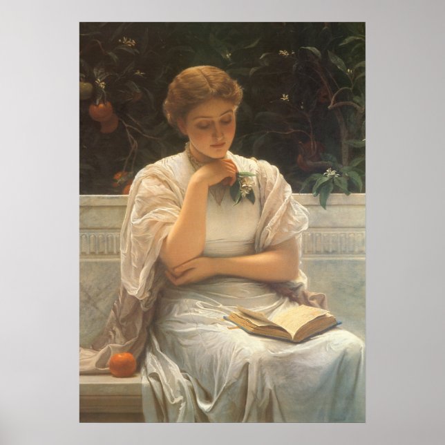 In der Orangerie von Charles Edward Perugini Poster (Vorne)