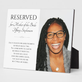 In der Paradiesmutter von Foto-Gedenkhochzeit Fotoplatte