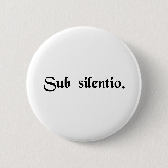 In der Ruhe Button (Vorderseite)