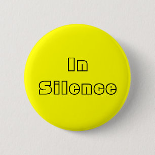 In der Ruhe--Gelb/Schwarzes Button