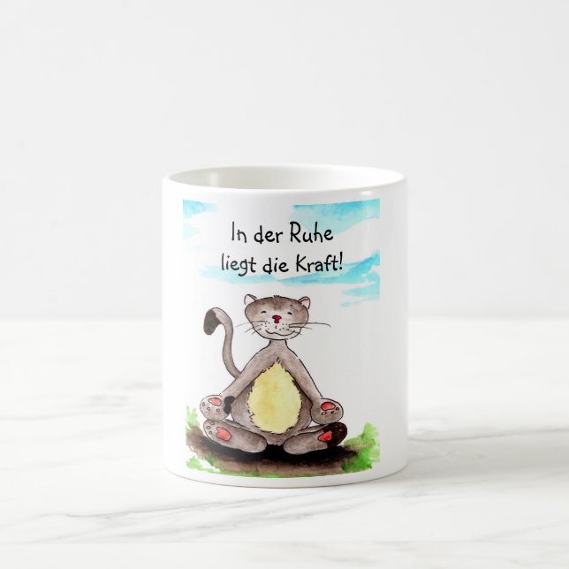 In der Ruhe liegt die Kraft Tasse (Mittel)