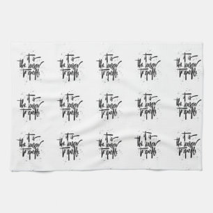 **IN DER SAISON** CHRISTMAS KÜCHE STADTSPARKLE HANDTUCH