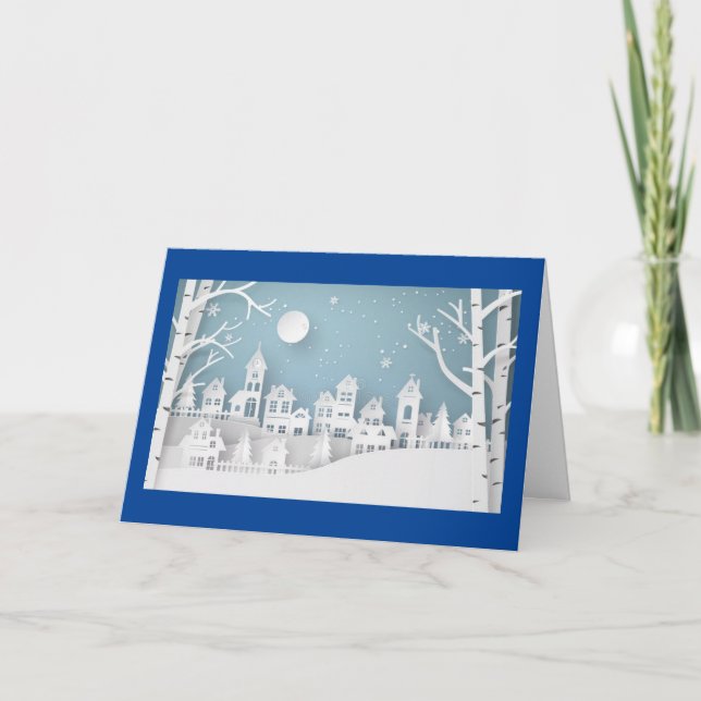 IN DER SAISON "ZU DEKORIEREN" WISHES CARD KARTE (Vorderseite)