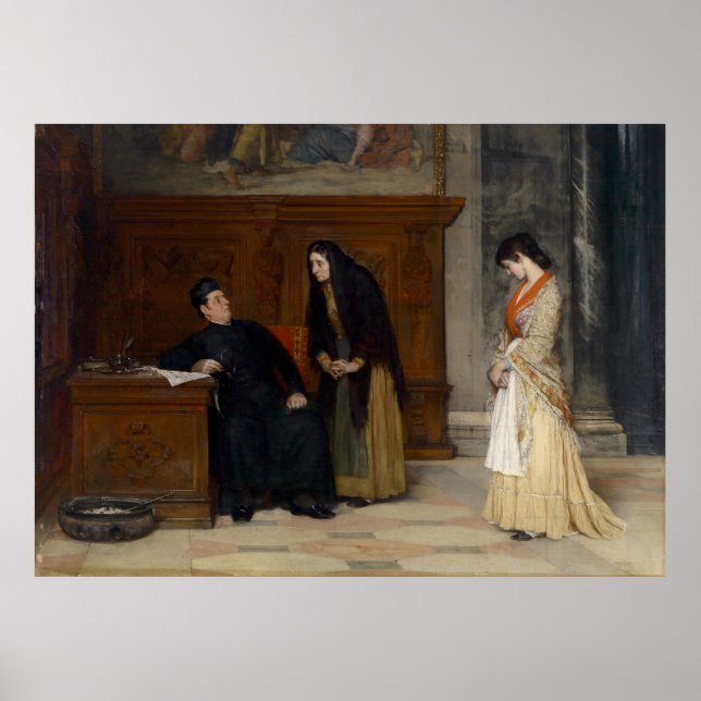 In der Sakristie Poster (Vorne)