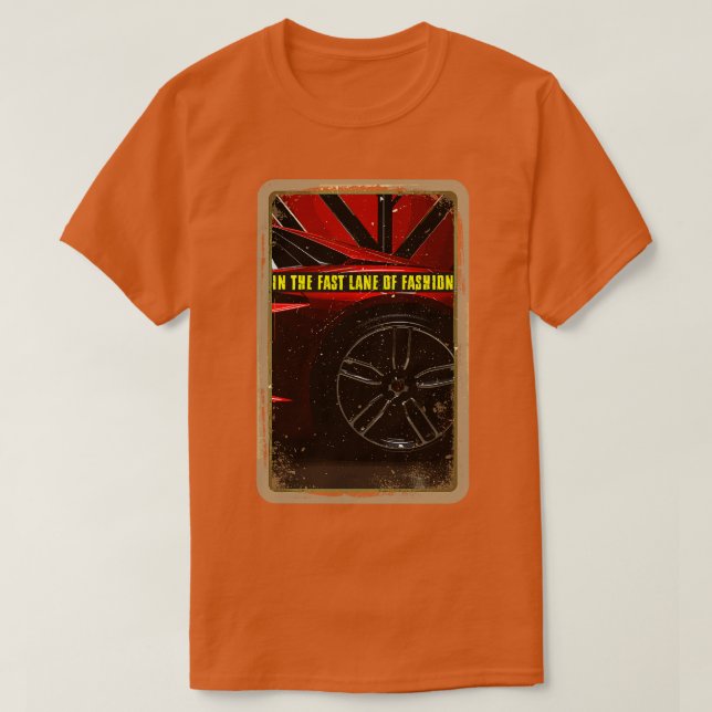 In der schnellen Spur der Mode T-Shirt (Design vorne)