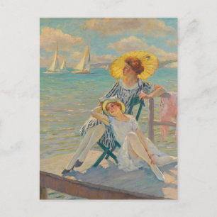 In der Sonne   Edward Cucuel Postkarte