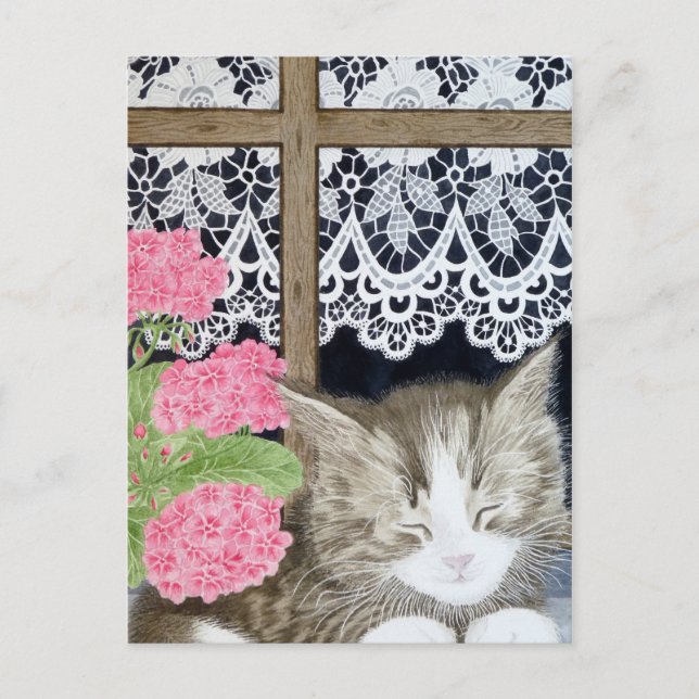 In der Sonne schneit Postkarte (Vorderseite)