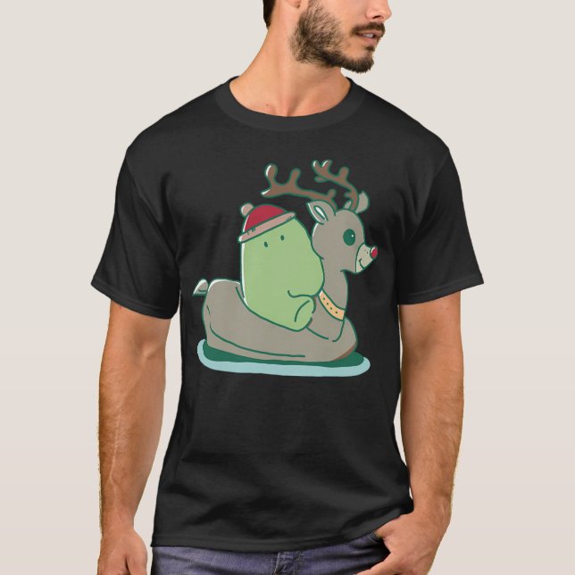 In der Soop Rentier Floatie T-Shirt (Vorderseite)
