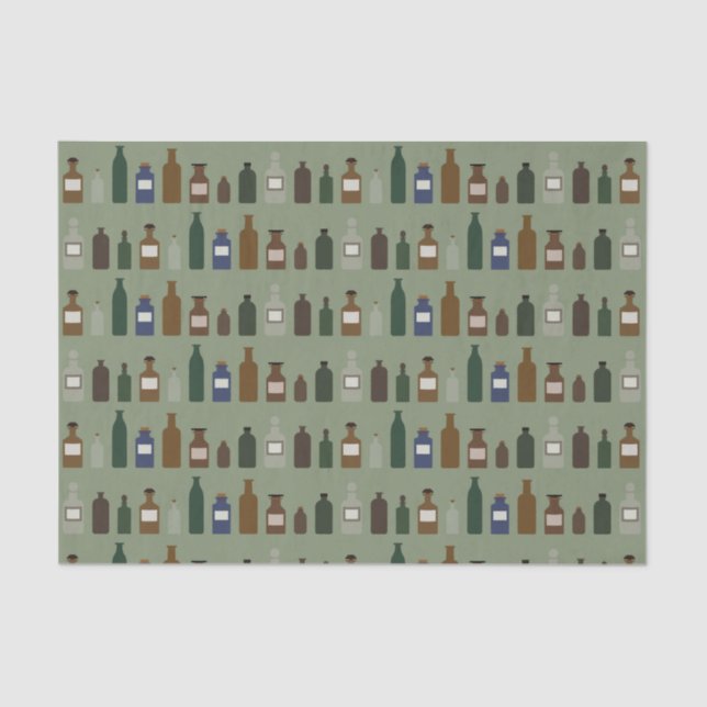 In der Sorgfalt eines Apothekers Seidenpapier (Vorderseite)