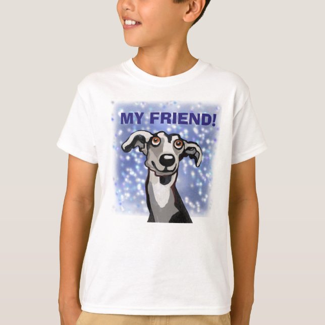 in der Sternennacht meine Freundin wühlen T-Shirt (Vorderseite)