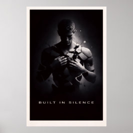 In der Stille erbaut - Motivierende stille Kraft Poster