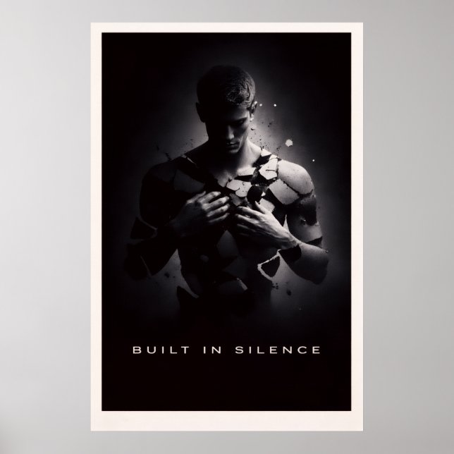 In der Stille erbaut - Motivierende stille Kraft Poster (Vorne)