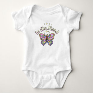 In der Stimmung der Schmetterlingsstars Baby Strampler