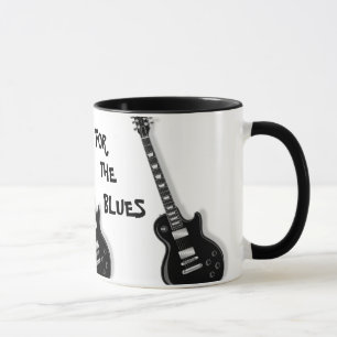 In der STIMMUNG FÜR die BLUES Tasse