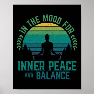 In der Stimmung für inneren Frieden und Lance Zen Poster